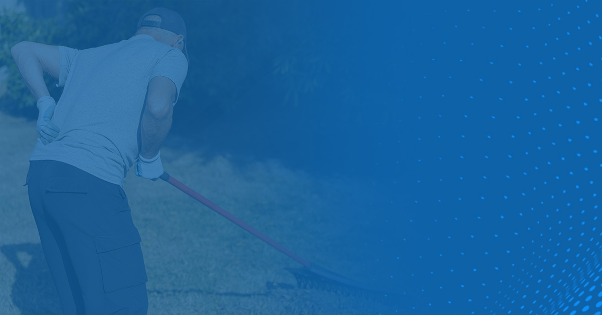 back injury while raking leaves