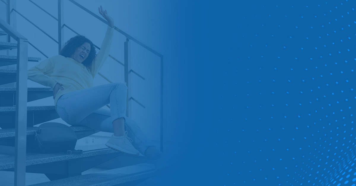 Slip and fall during winter